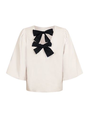 Blusar/Skjortor - Lorraine Poplin Blouse – Ivory